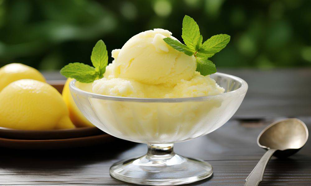 La ricetta del classico gelato al limone
