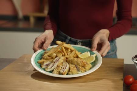 Cordon bleu in air fryer