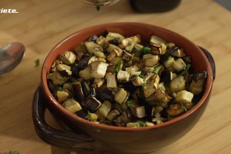 Fried eggplant in air fryer