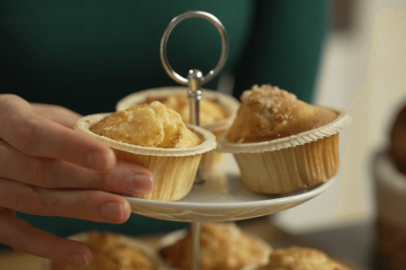 Apple muffins in air fryer