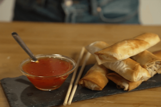 Spring rolls in air fryer