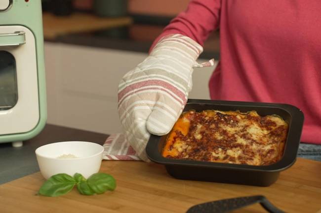 Lasagna bolognese in air fryer