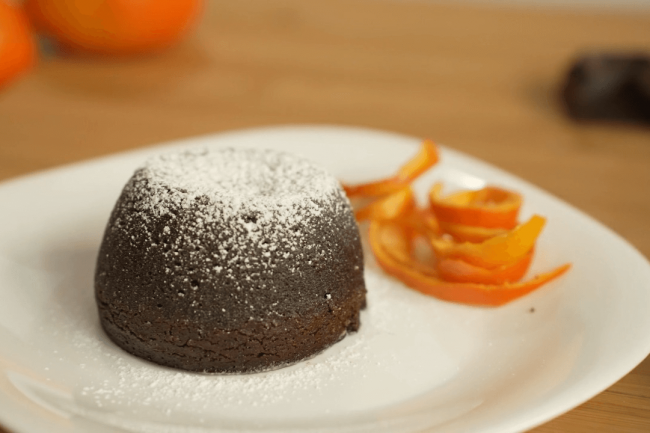 Chocolate cupcake in air fryer