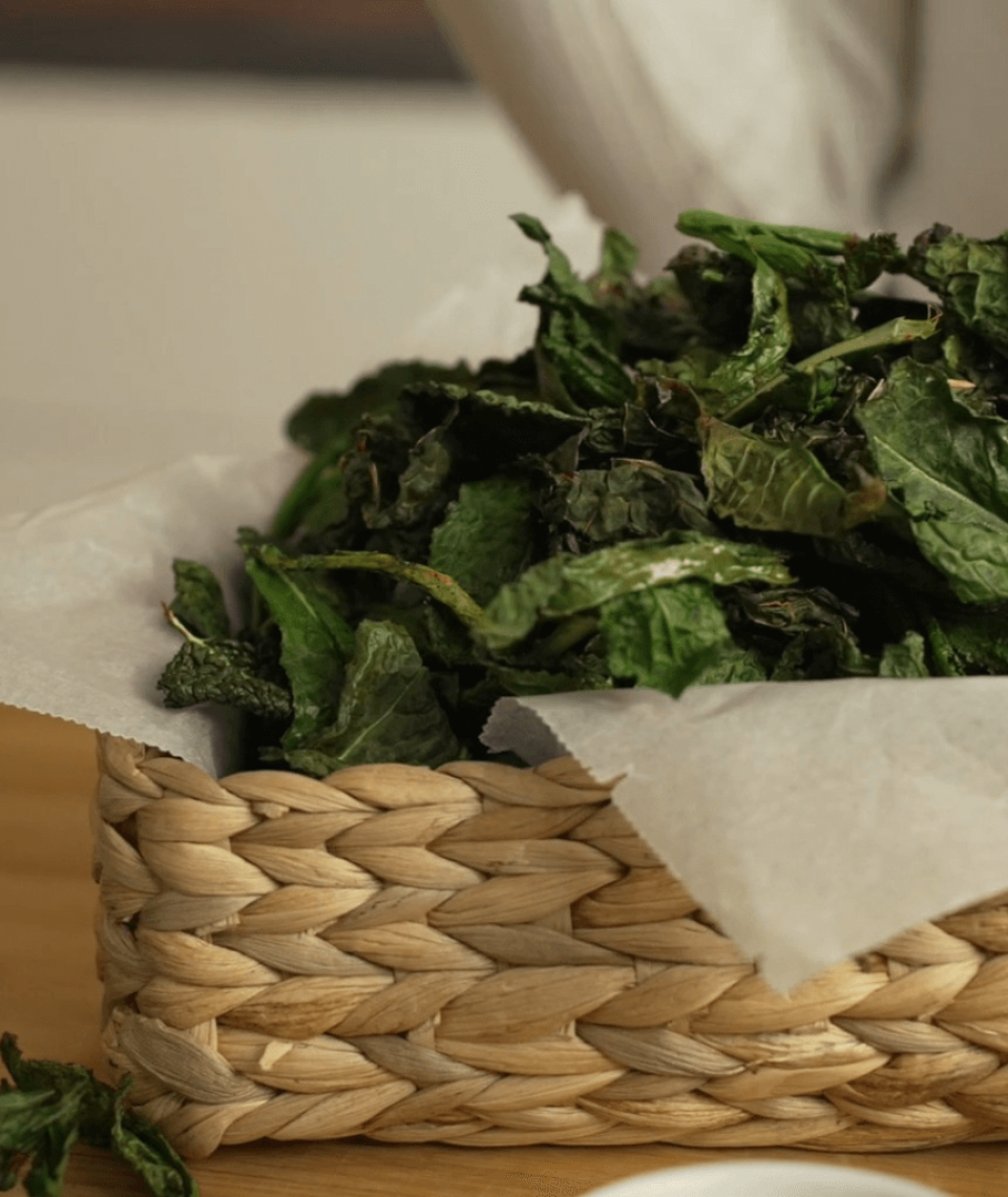 Kale chips in air fryer