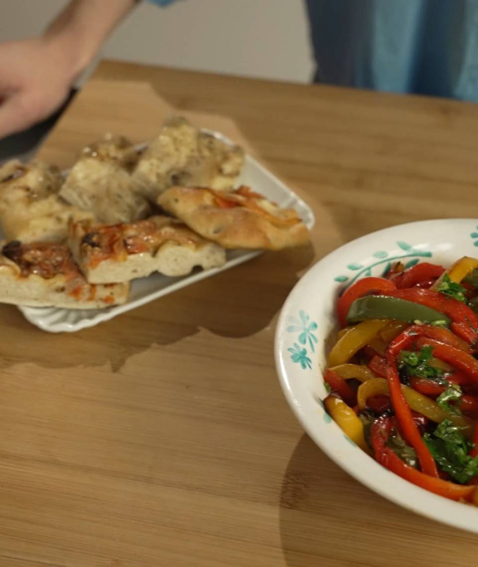 Roasted peppers in air fryer