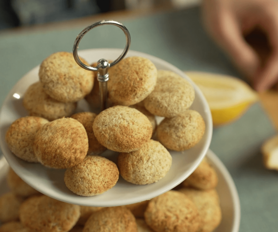 Coconut cookies in air fryer