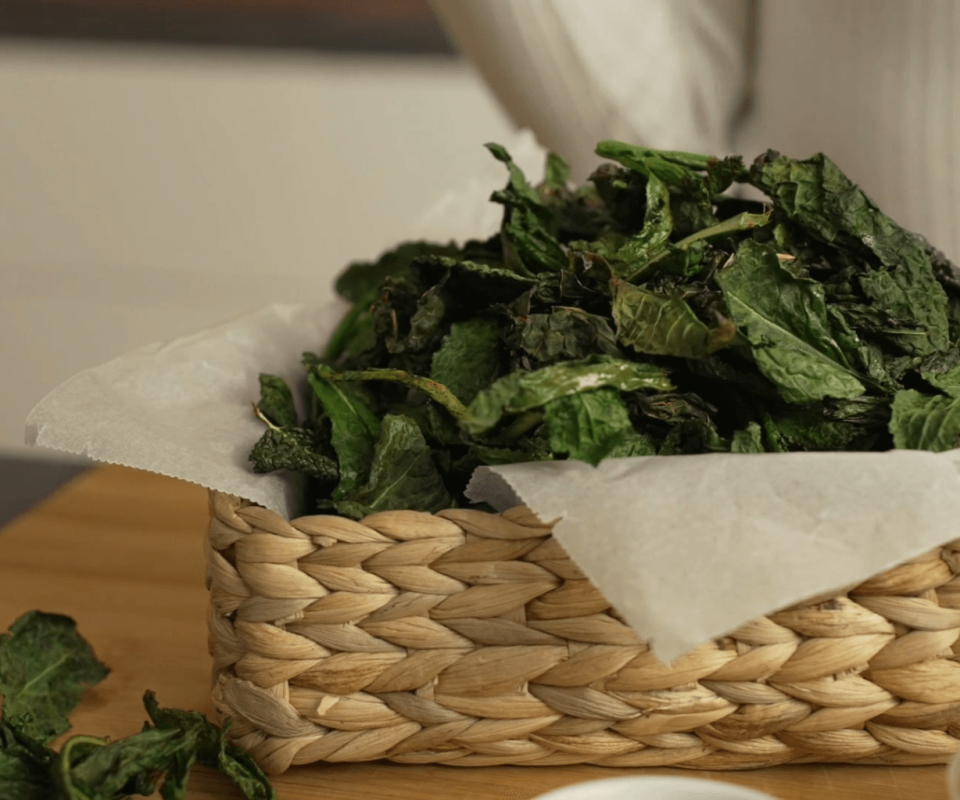 Kale chips in air fryer