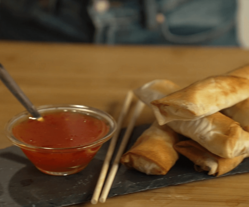 Spring rolls in air fryer