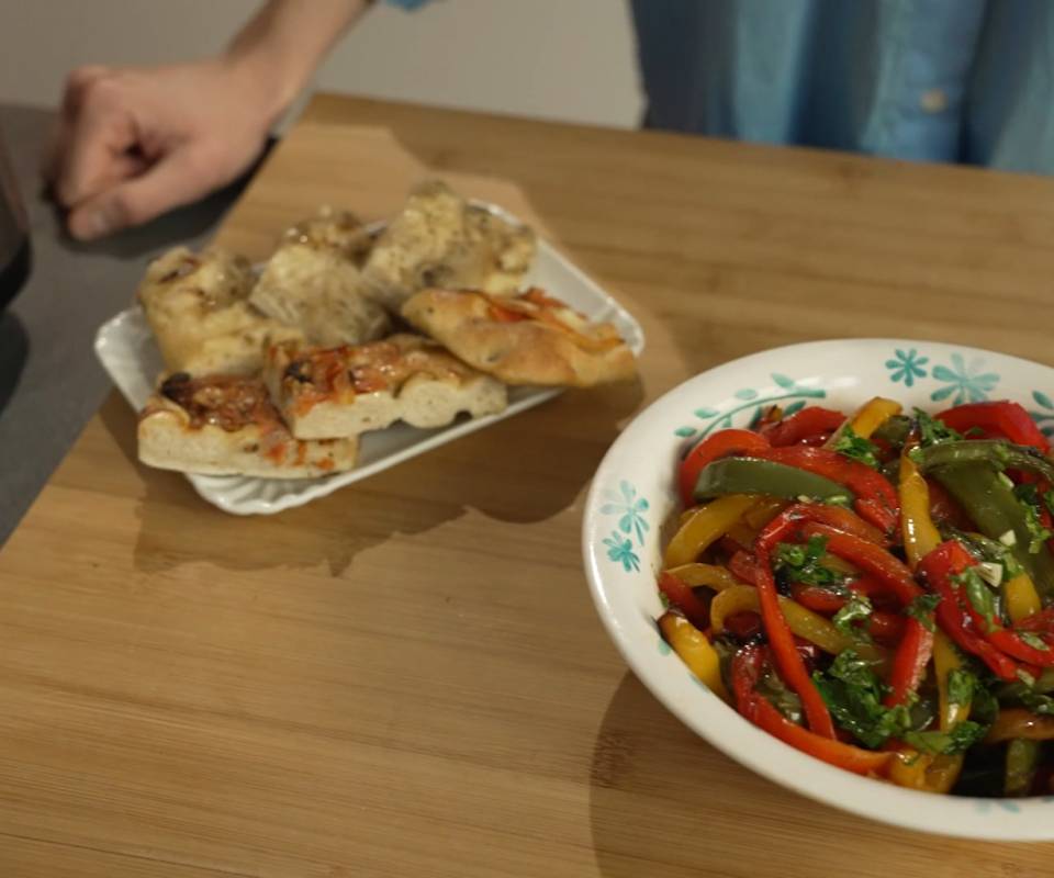 Roasted peppers in air fryer