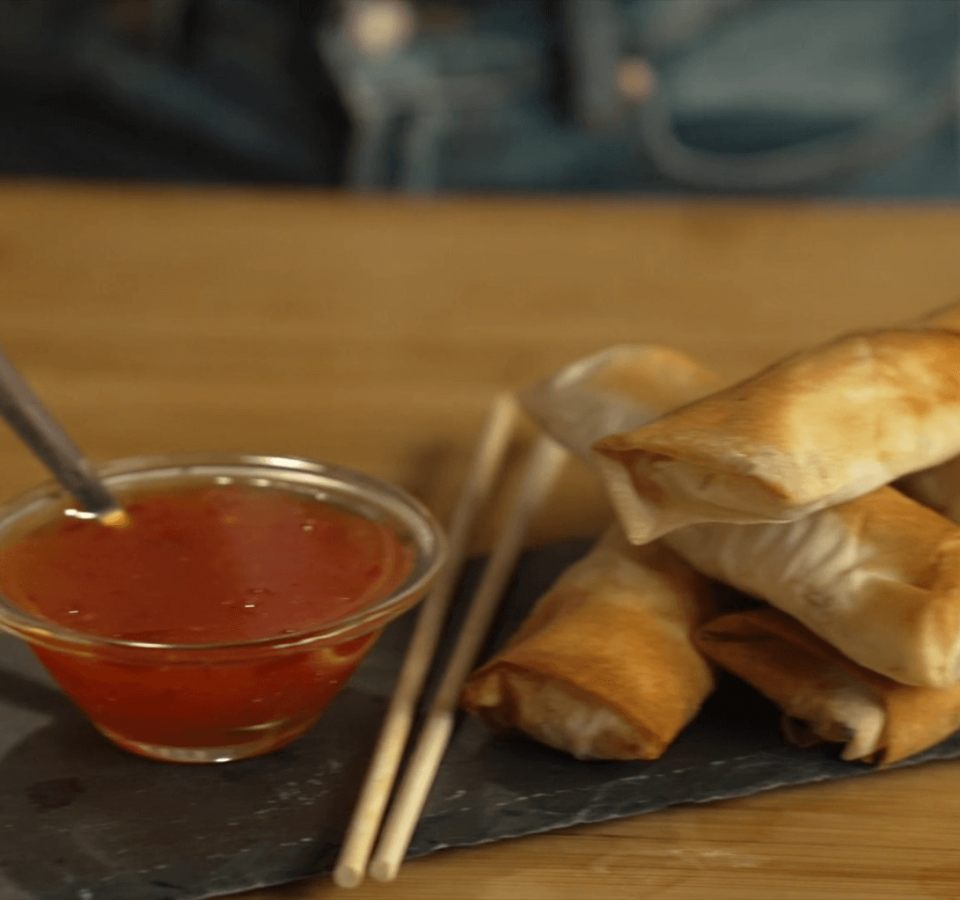 Spring rolls in air fryer