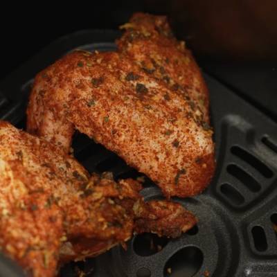 Cooking in air fryer