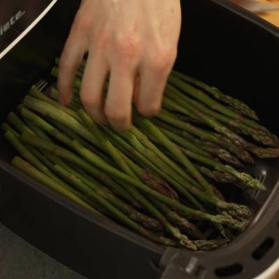 Cook in the air fryer