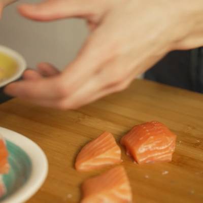 bocconcini di salmone