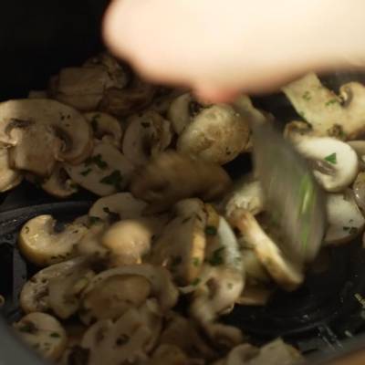 cook mushrooms in air fryer