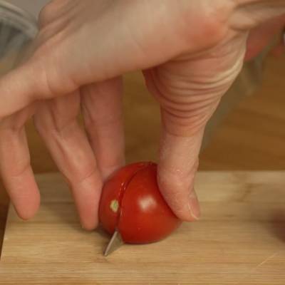 cut cherry tomatoes