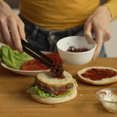 hamburger in air fryer