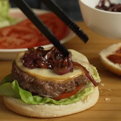 hamburger in air fryer