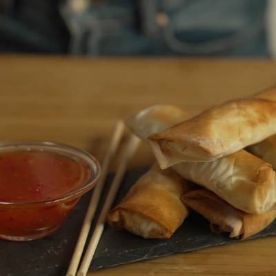 spring rolls in air fryer