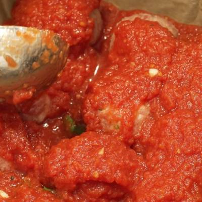 polpette al sugo in friggitrice ad aria