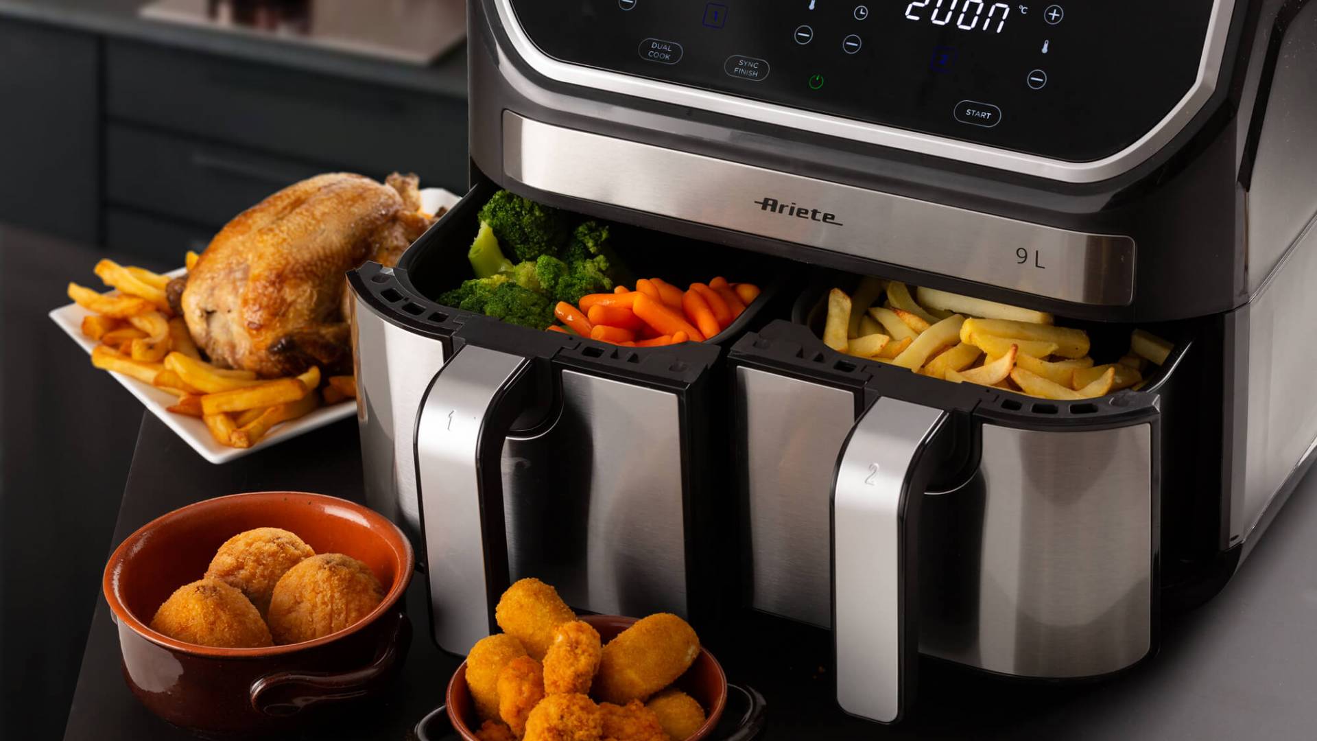 How to use all functions of air fryer