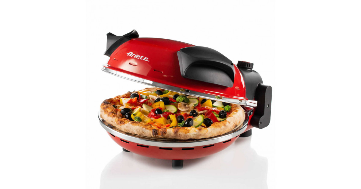 Red oven for homemade pizza, Pizza oven in 4 minutes
