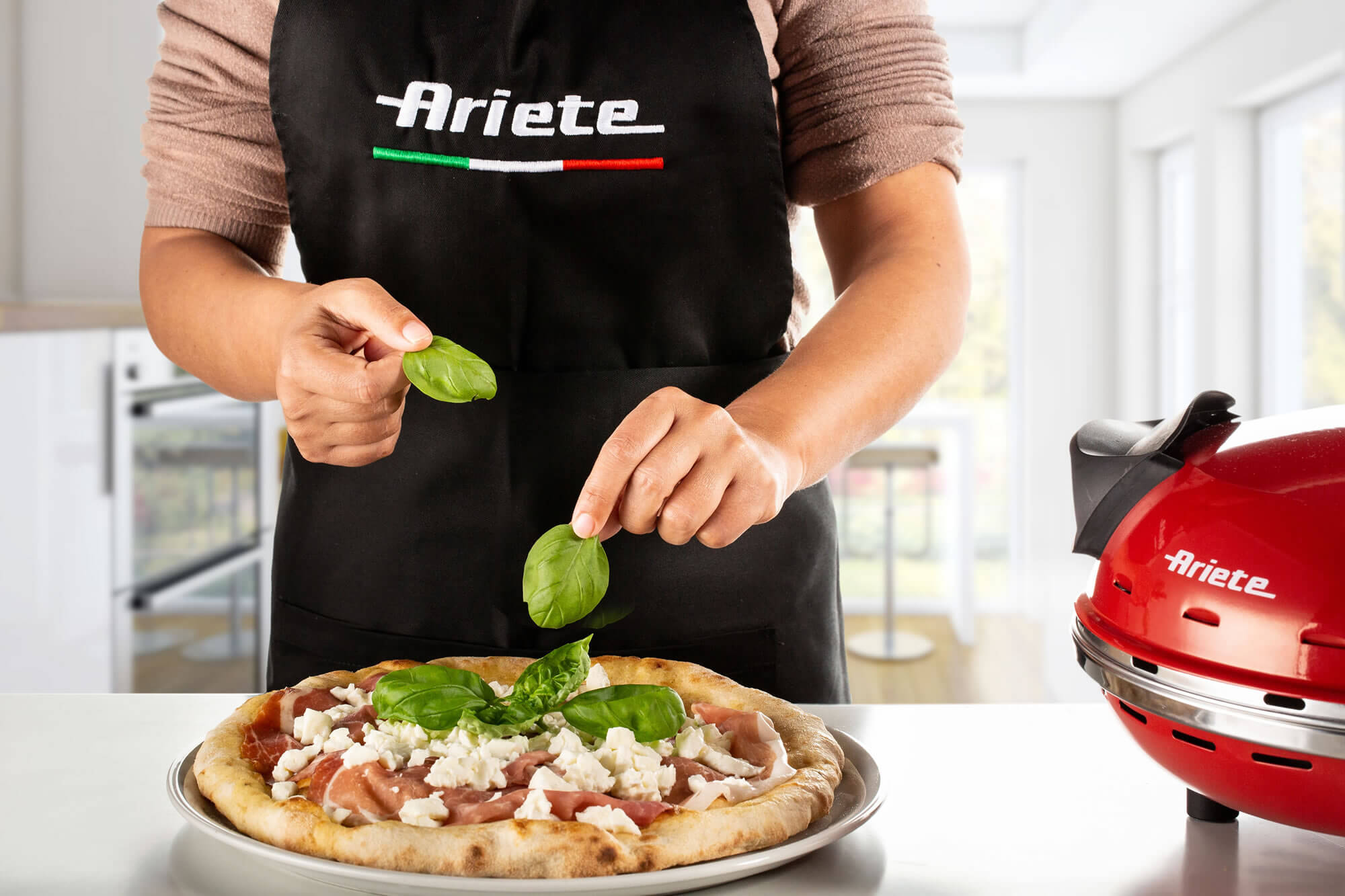 Red oven Pizza | minutes Ariete for homemade oven pizza in 4 