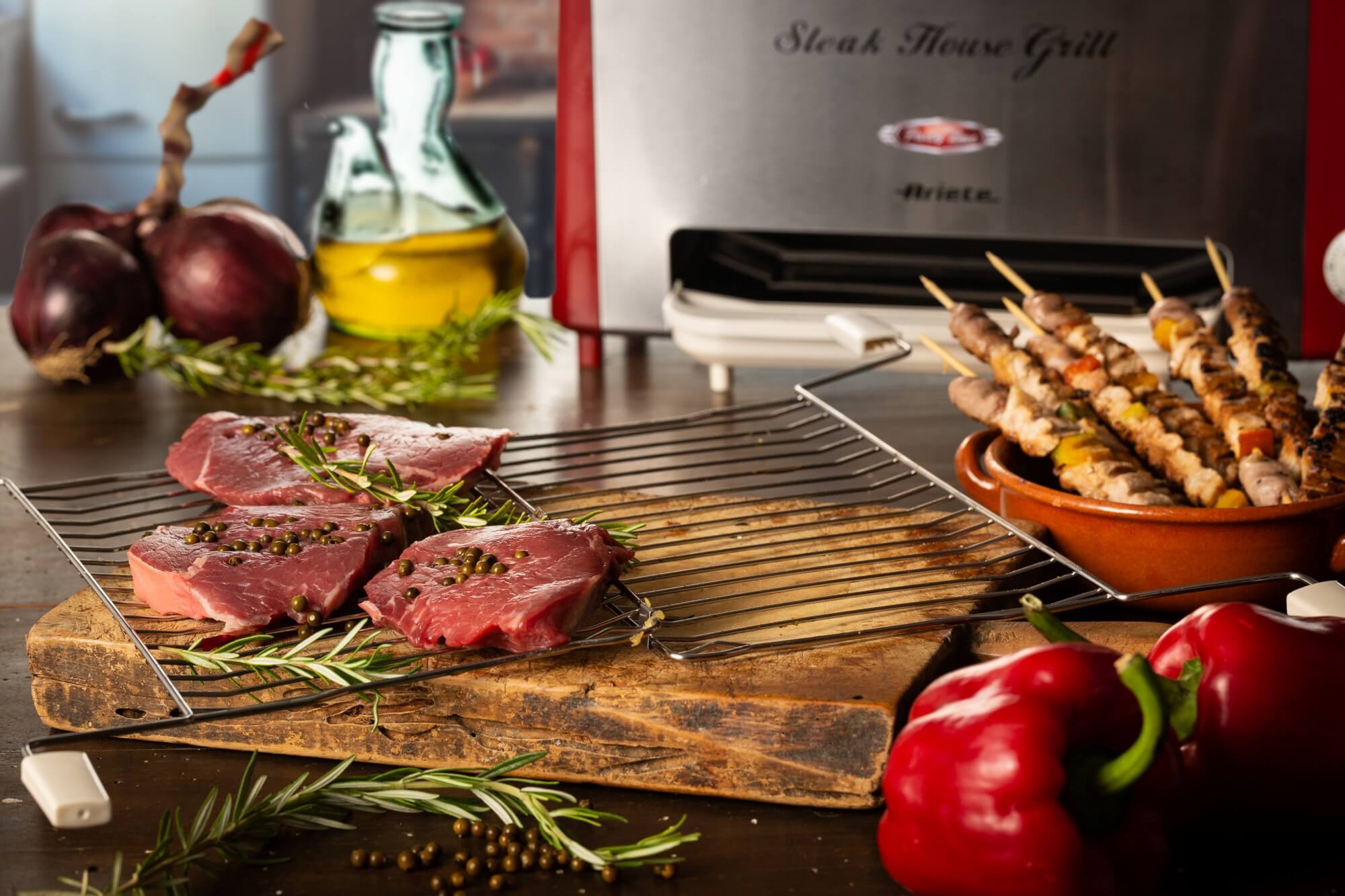 Vertical grill for meat, steaks, fish, vegetables | Ariete
